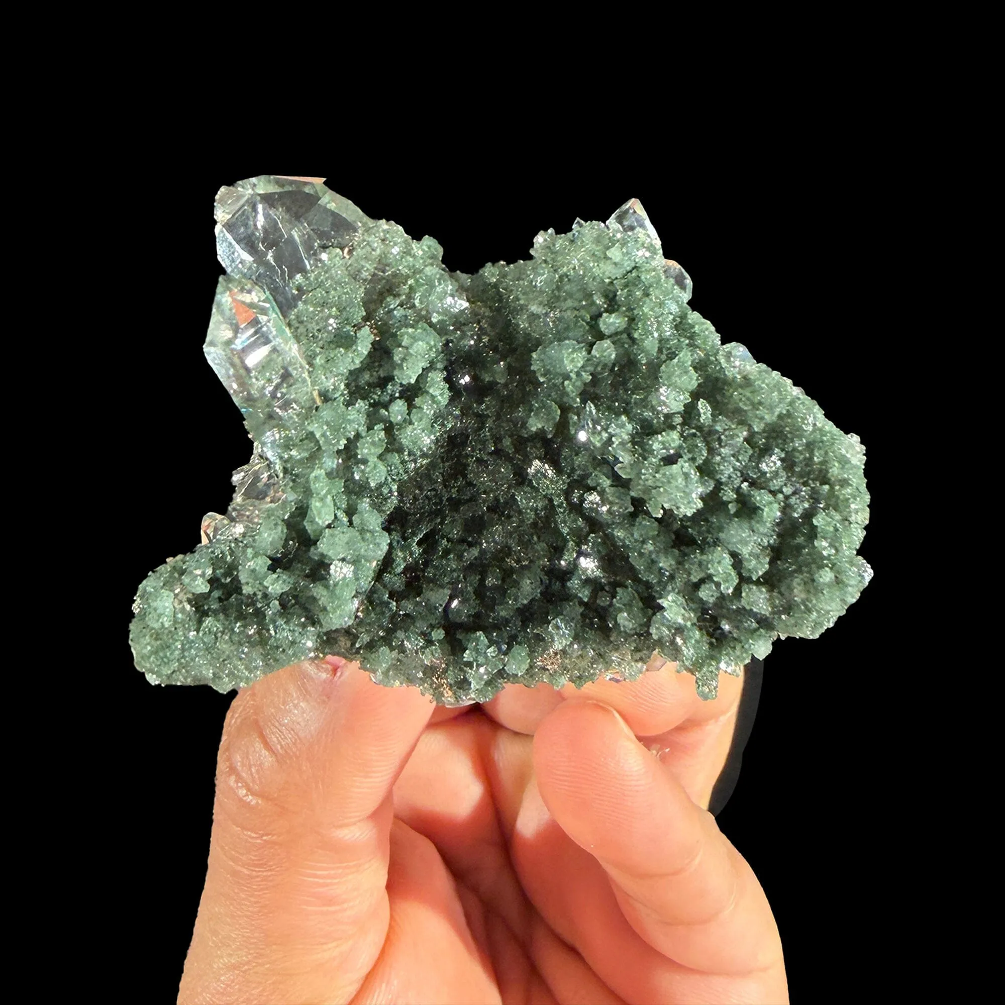 Clear Quartz Cluster – High-Vibration Crystal Points Mineral Specimen - image 6