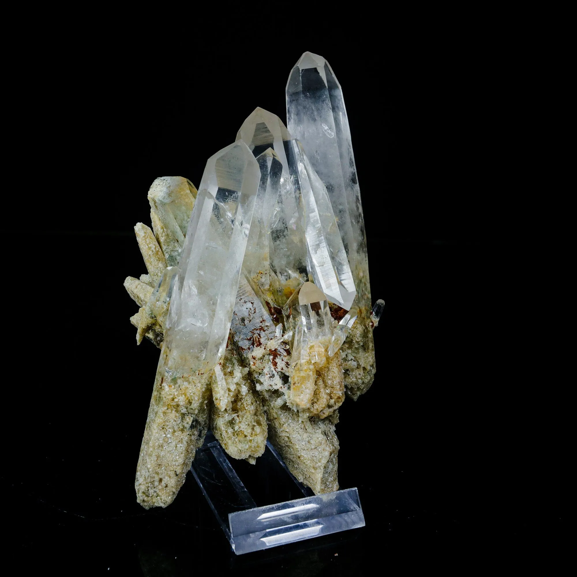 Clear Quartz Cluster – High-Vibration Crystal Points Mineral Specimen - image 2