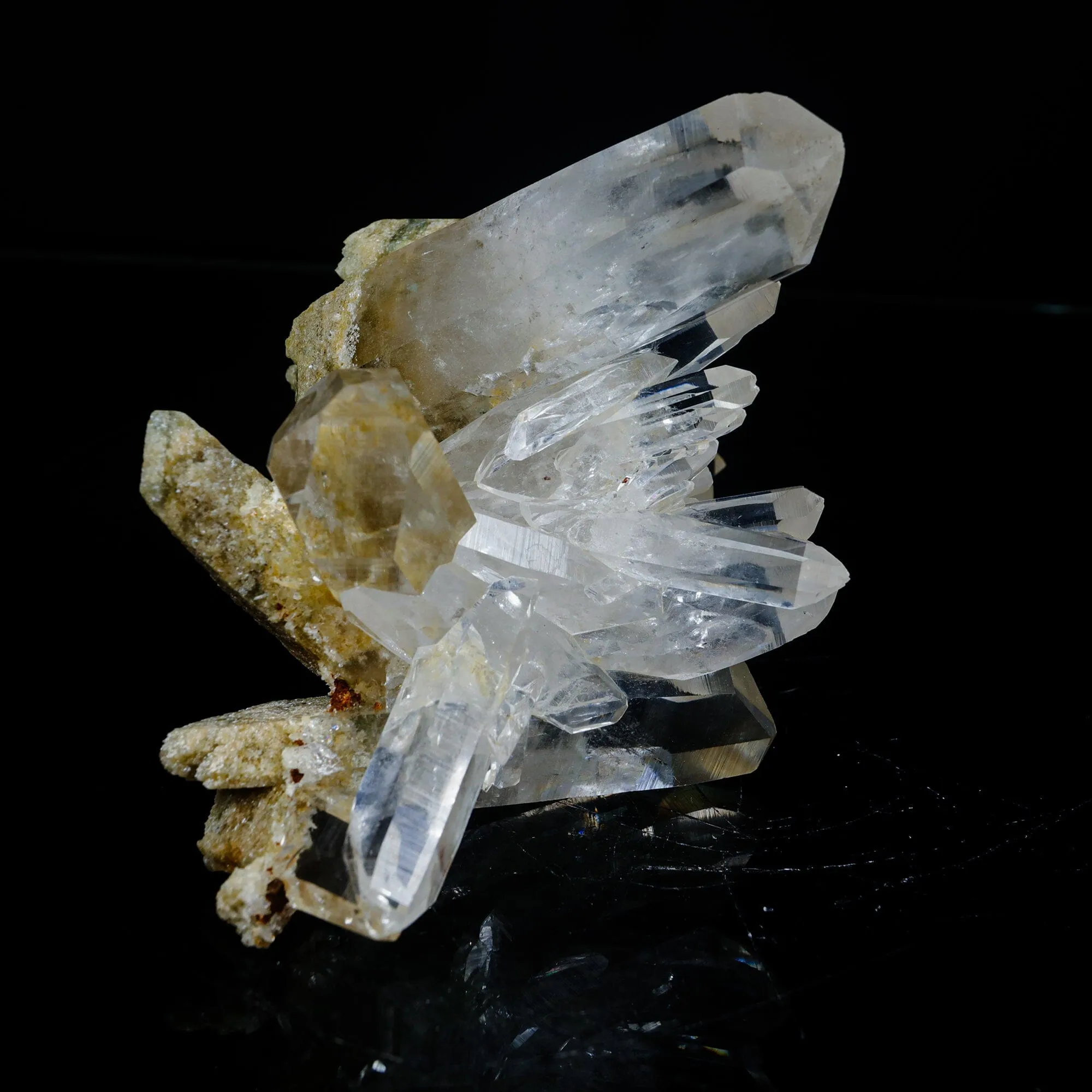 Clear Quartz Cluster – High-Vibration Crystal Points Mineral Specimen - image 4