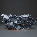 Clear Quartz Cluster with Green Epidote Specimen - image 7