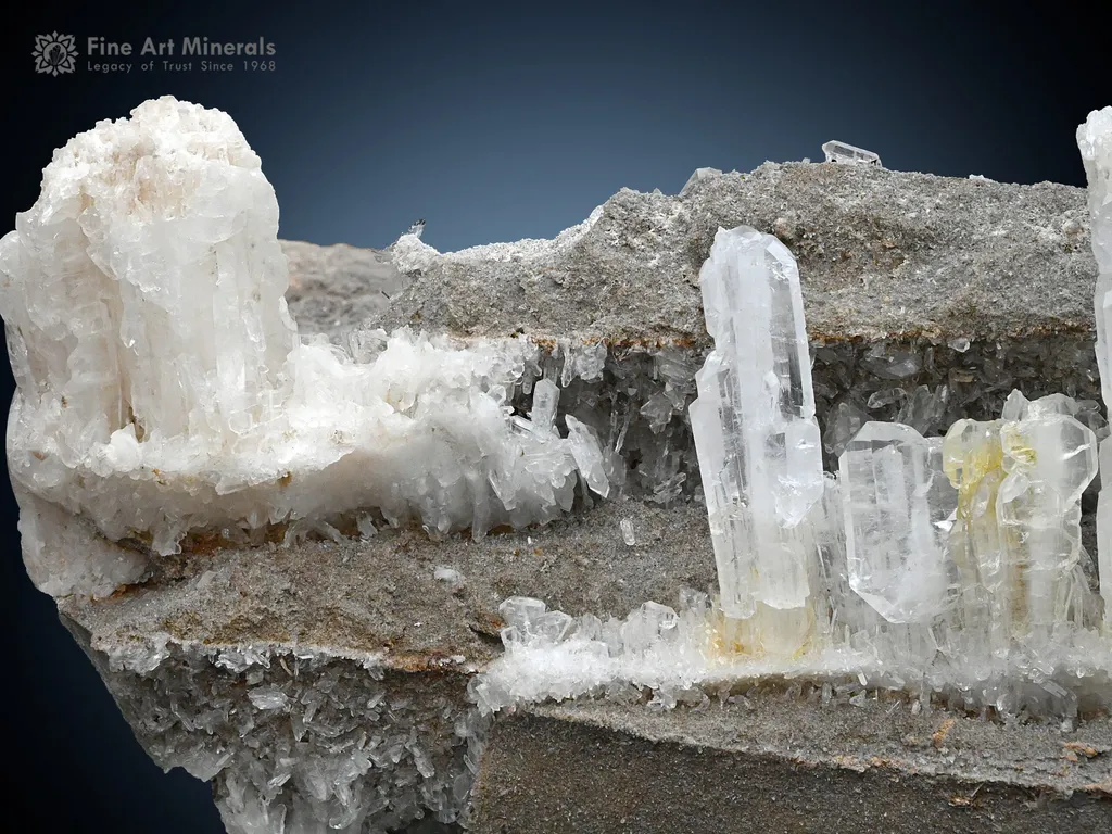 Clear Sharp Faden Quartz on Matrix from Pakistan - image 3