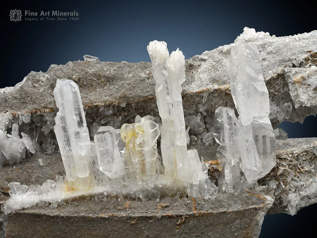 Clear Sharp Faden Quartz on Matrix from Pakistan - image 5