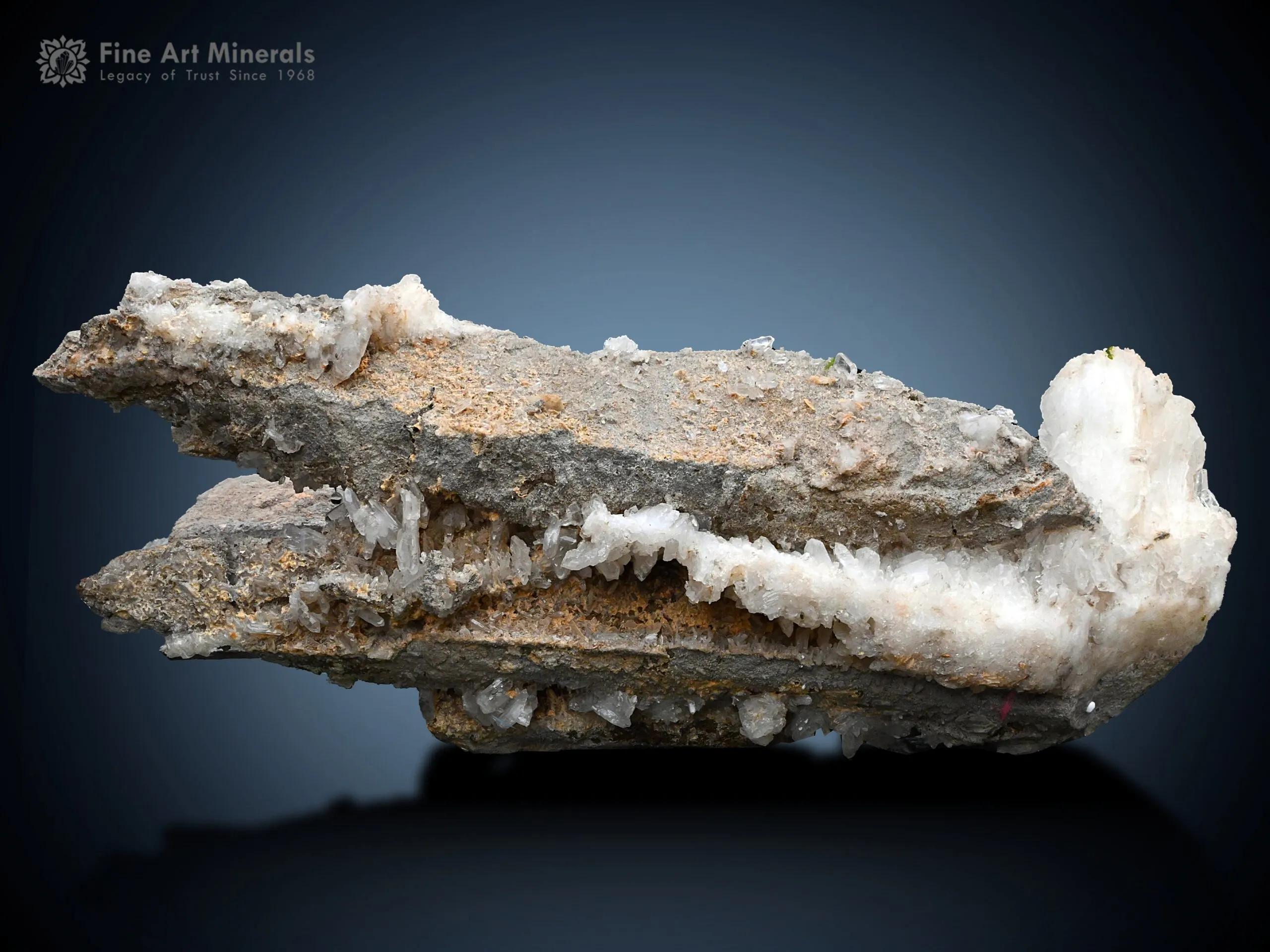 Clear Sharp Faden Quartz on Matrix from Pakistan - image 2