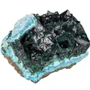Clinoatacamite on Chrysocolla - image 5