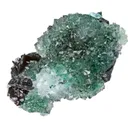 Clinoatacamite on Quartz - image 5