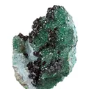 Clinoatacamite on Quartz - image 4