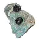 Clinoatacamite on Quartz - image 5