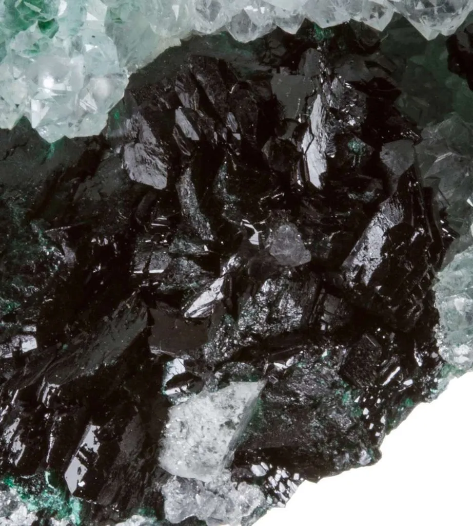 Clinoatacamite on Quartz - image 4