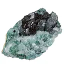 Clinoatacamite on Quartz - image 2