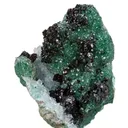 Clinoatacamite on Quartz - image 3