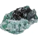 Clinoatacamite on Quartz - image 1
