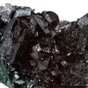 Clinoatacamite (twinned) on Quartz - image 3