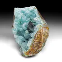 Clinoatacamite with Chrysocolla, Quartz - image 1