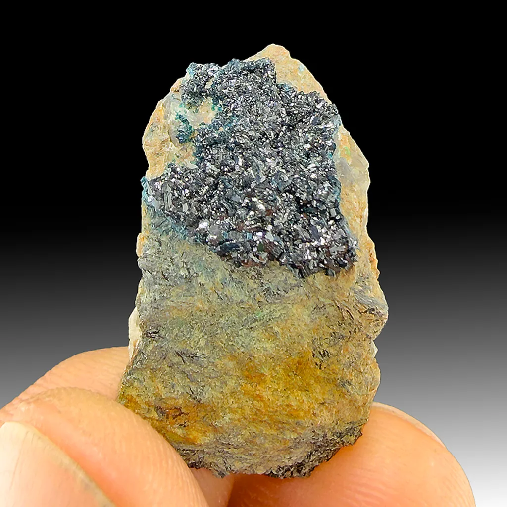 Clinoclase from Majuba Hill Mine, Antelope Mining District, Pershing County, Nevada, USA - image 1