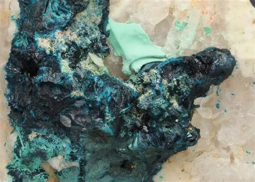 Clinoclase from Wheal Gorland, England, UK