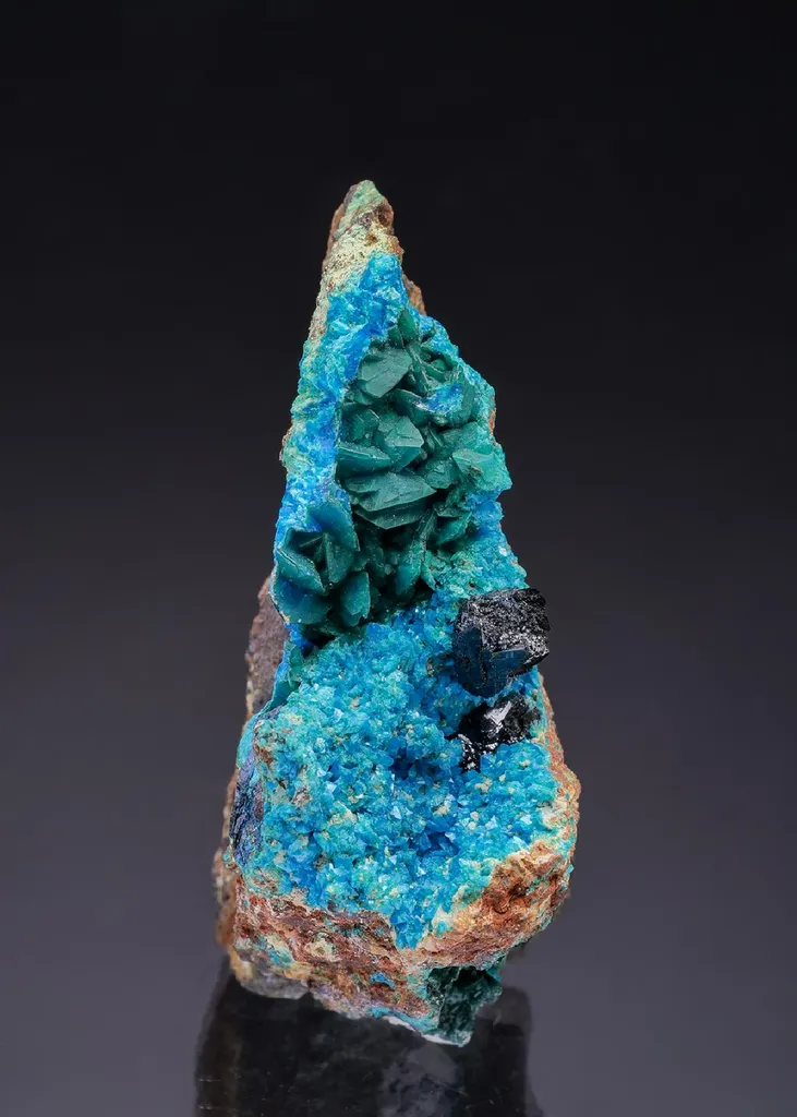 Clinoclase on Liroconite image