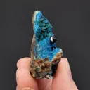 Clinoclase on Liroconite - image 2