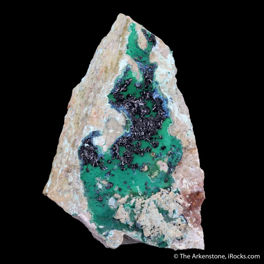 Clinoclase with Cornubite - image 2