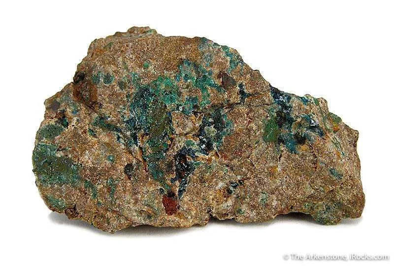 Clinoclase With Neat Old Smithsonian Label image