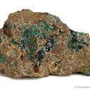 Clinoclase With Neat Old Smithsonian Label - image 1