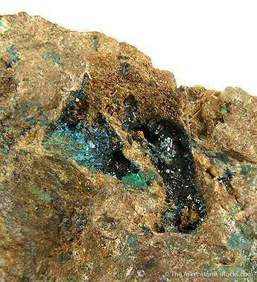 Clinoclase With Neat Old Smithsonian Label - image 2