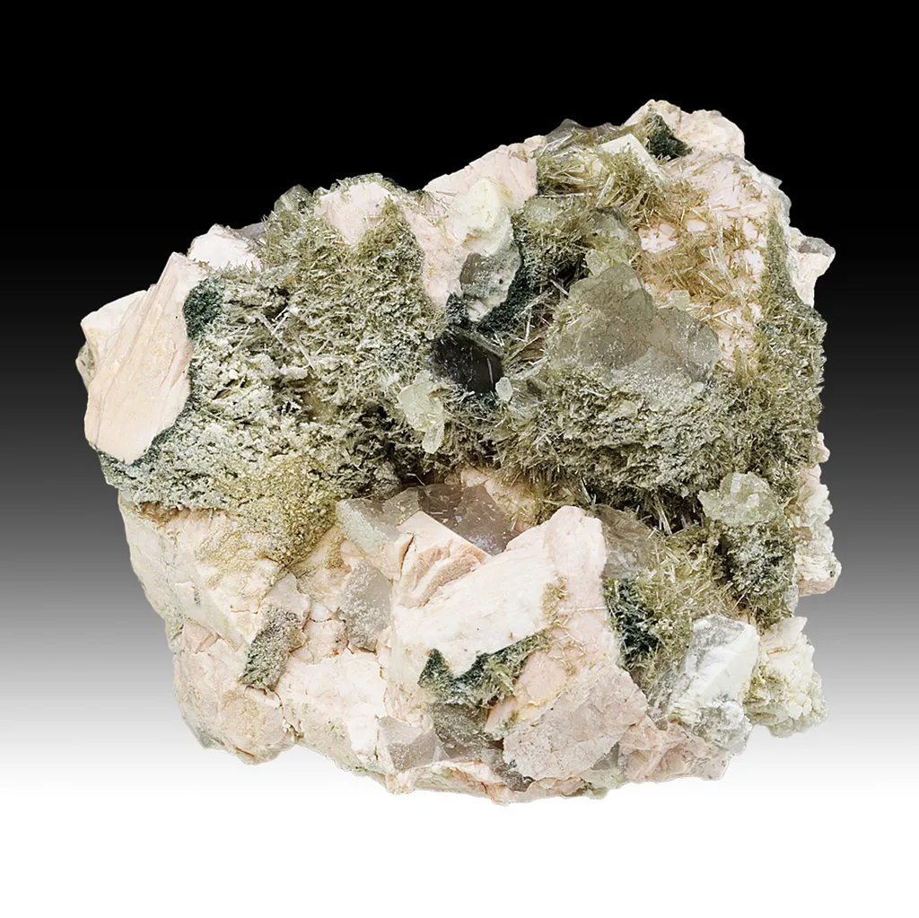 Clinozoisite-Epidote with Quarz, Orthoclase image