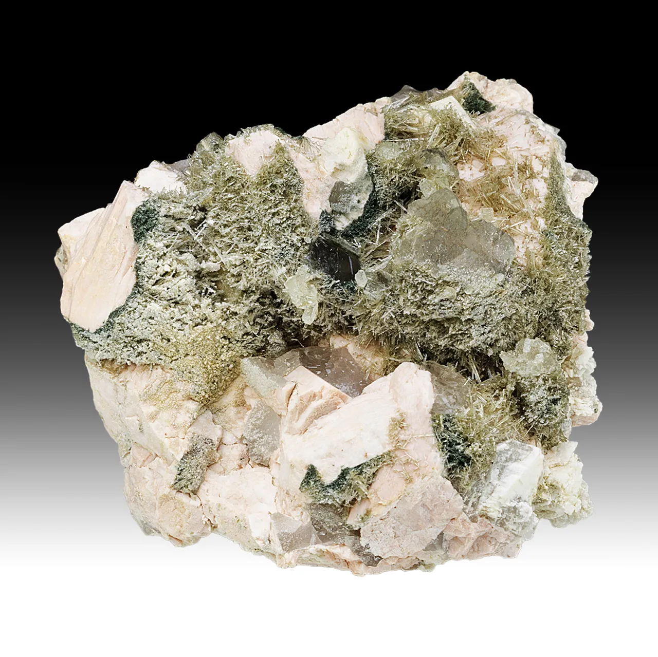 Clinozoisite-Epidote with Quarz, Orthoclase - image 1
