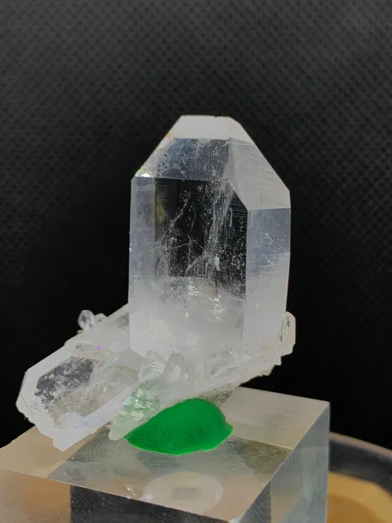 Cloudy Inclusion Faden Quartz Crystal with Baby Side Crystal 13g | 31Γ35Γ28 mm - image 5