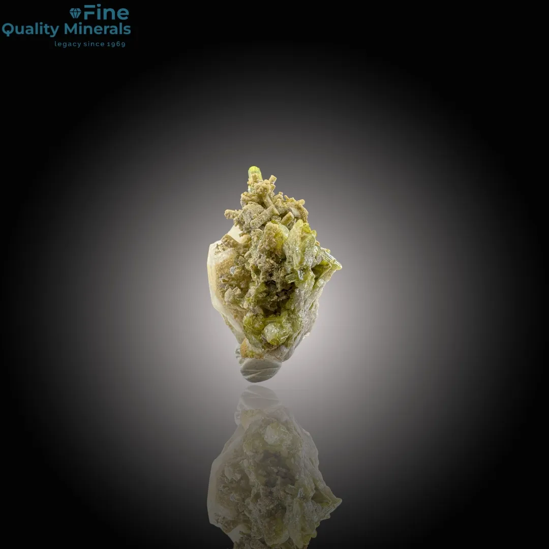 Clustered Tourmaline Bunch on Feldspar - image 1