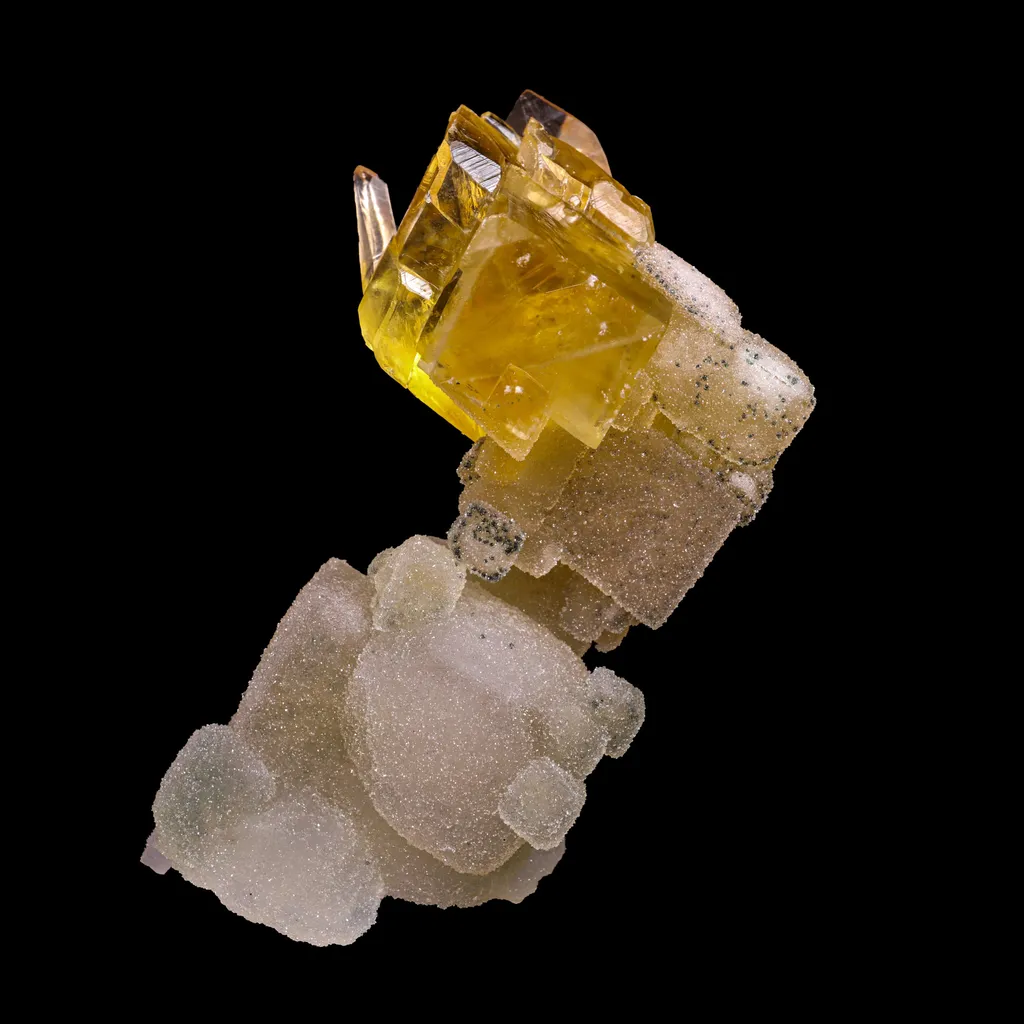 Coated Calcite Rare Find Natural Mineral Specimen image