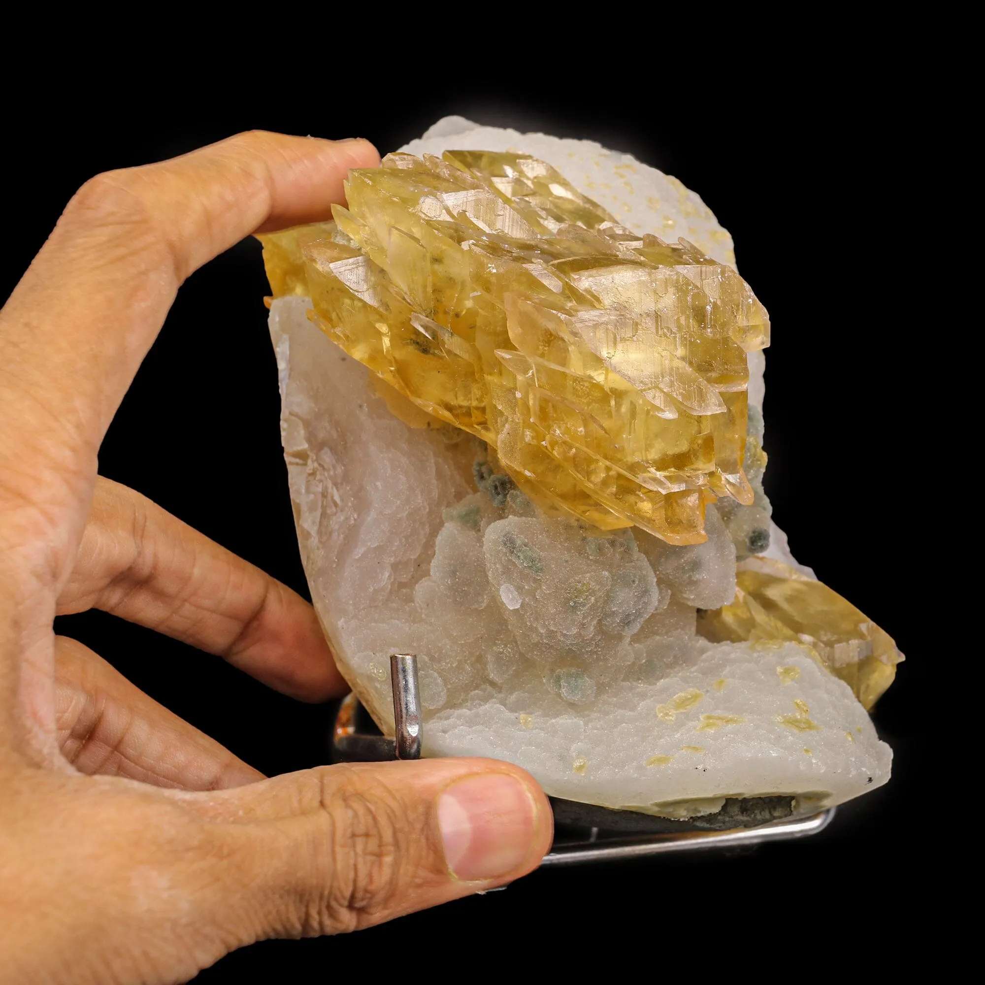 Coated Calcite Rare Find Natural Mineral Specimen - image 4