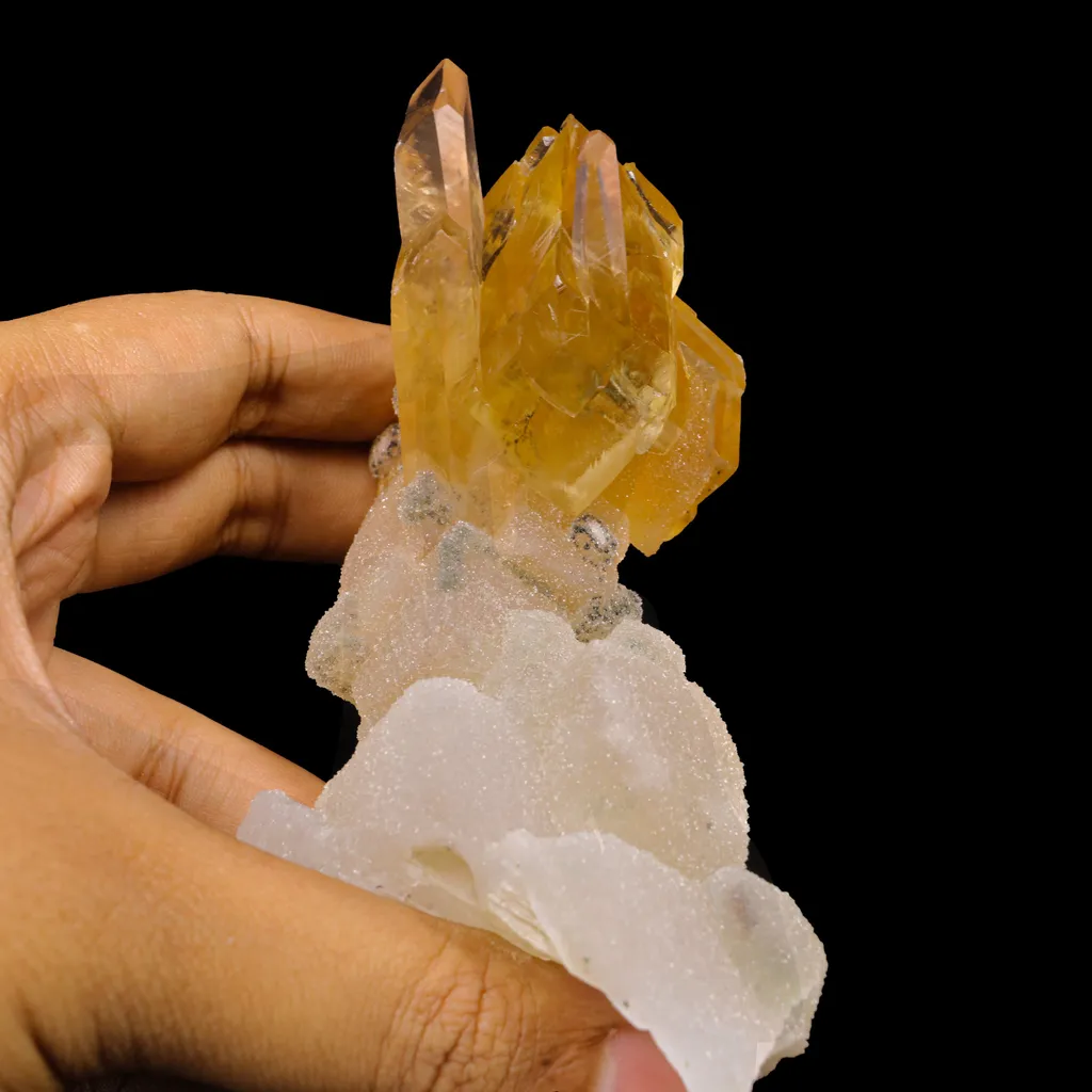 Coated Calcite Rare Find Natural Mineral Specimen - image 4