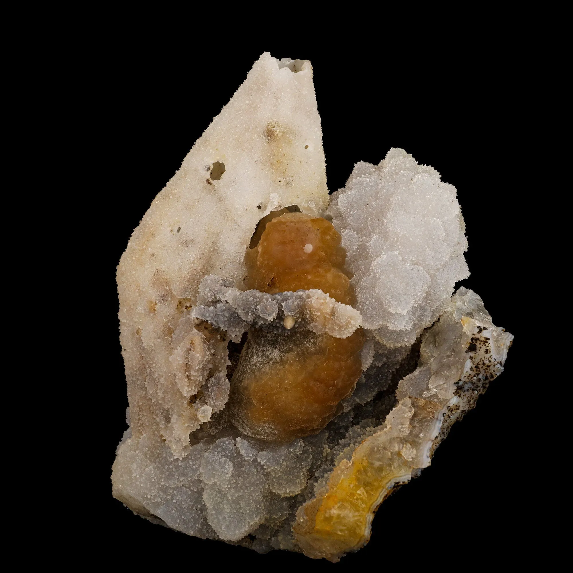 Coated Calcite with Chalcedony Natural Mineral Specimen - image 2