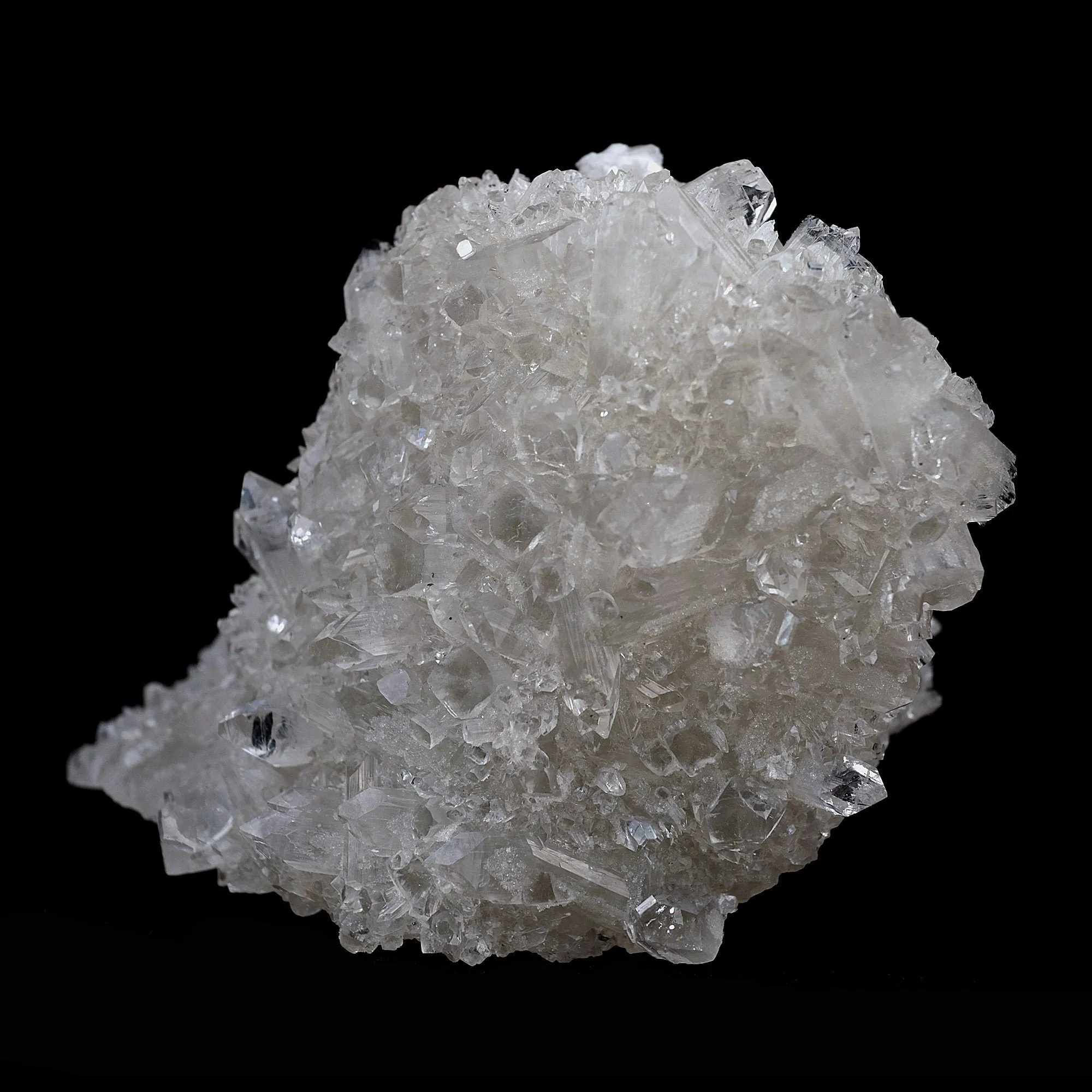 Coated Calcite with Gemmy Apophyllite Natural Mineral Specimen - image 2