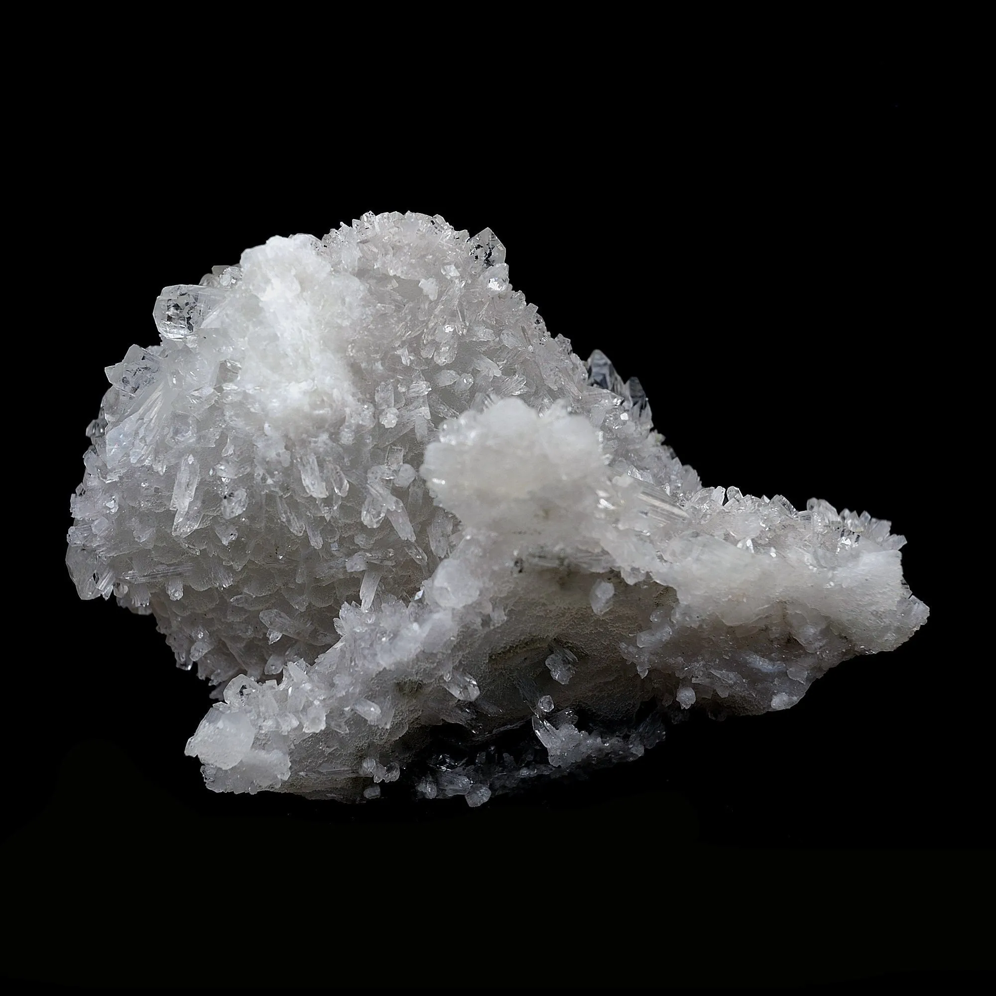 Coated Calcite with Gemmy Apophyllite Natural Mineral Specimen - image 7