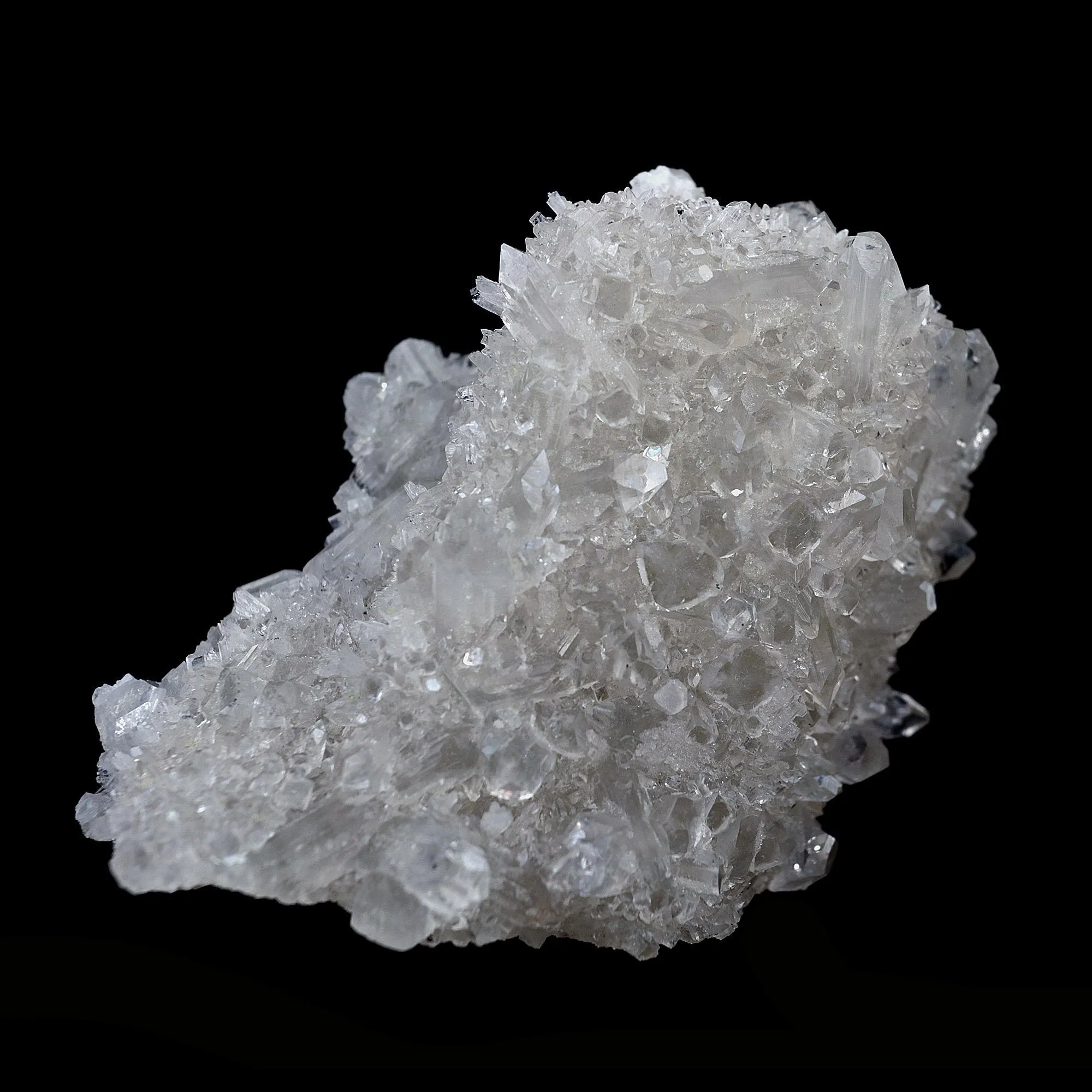 Coated Calcite with Gemmy Apophyllite Natural Mineral Specimen - image 3