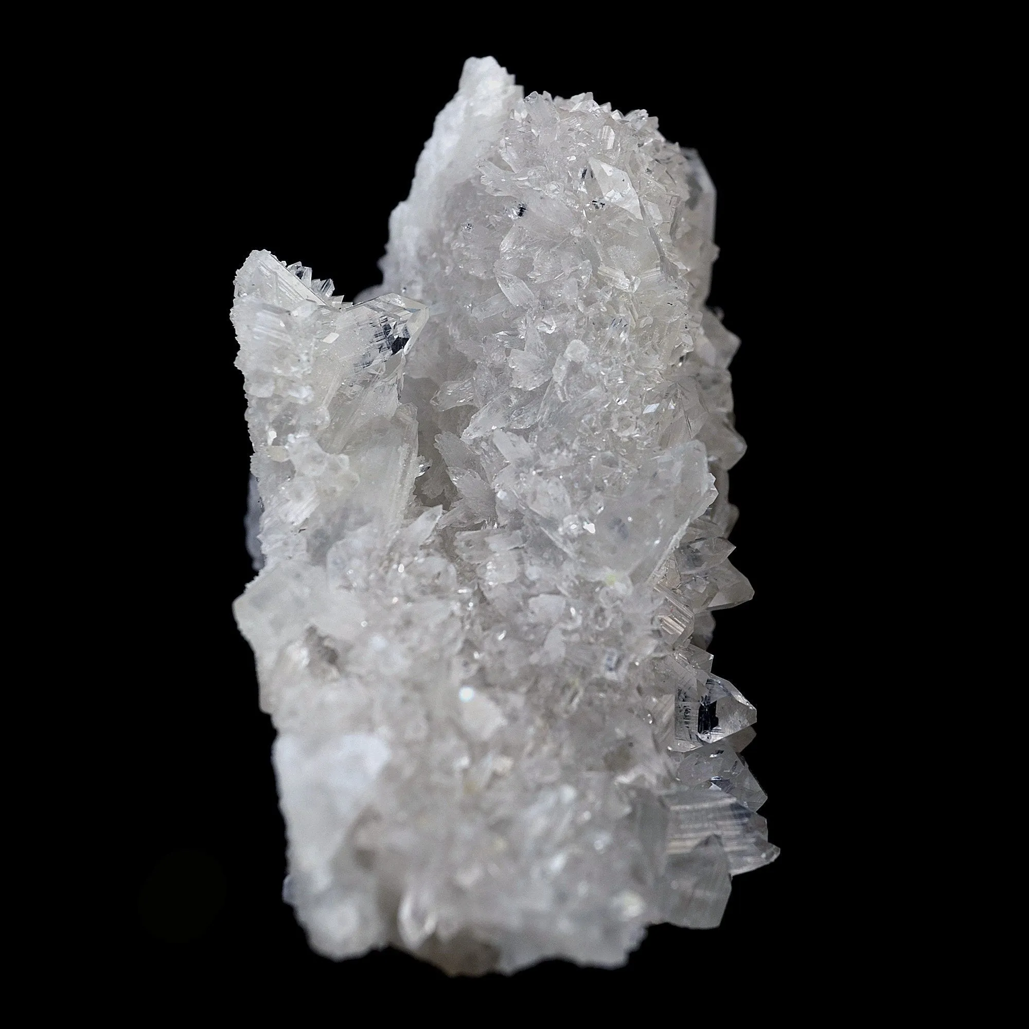 Coated Calcite with Gemmy Apophyllite Natural Mineral Specimen - image 5