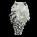 Coated Calcite with Gemmy Chalcedony Stalactites – Jalgaon, India | Rare Zeolite Mineral Specimen - image 1