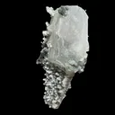 Coated Calcite with Gemmy Chalcedony Stalactites – Jalgaon, India | Rare Zeolite Mineral Specimen - image 3