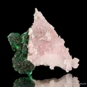 Cobaltian Calcite on Malachite - image 4