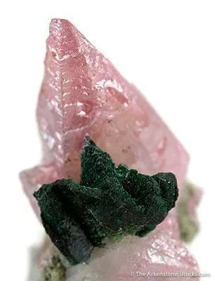 Cobaltian Calcite With Malachite - image 2
