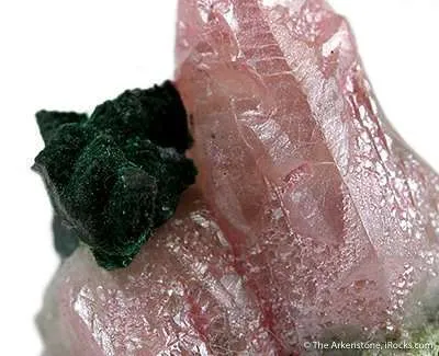 Cobaltian Calcite With Malachite - image 3