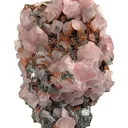 Cobaltian Smithsonite With Hematite-Included Quartz - image 1
