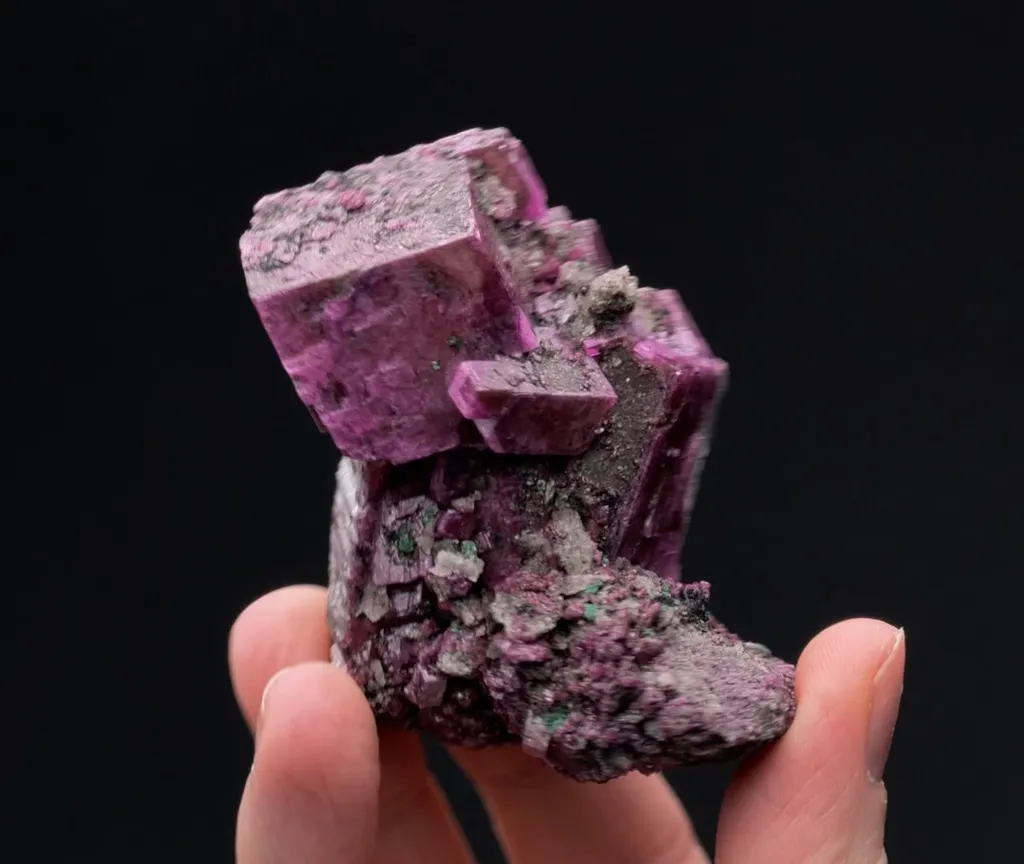 Cobaltoan Dolomite with Malachite - image 2