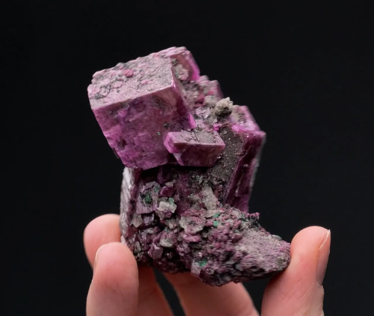 Cobaltoan Dolomite with Malachite - image 2