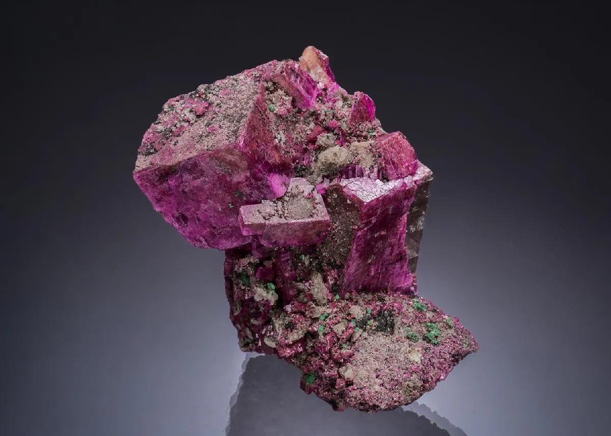 Cobaltoan Dolomite with Malachite - image 1