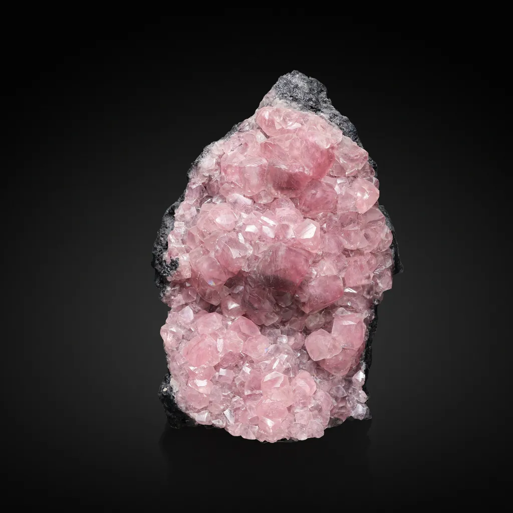 Cobaltoan Smithsonite on Sphalerite image