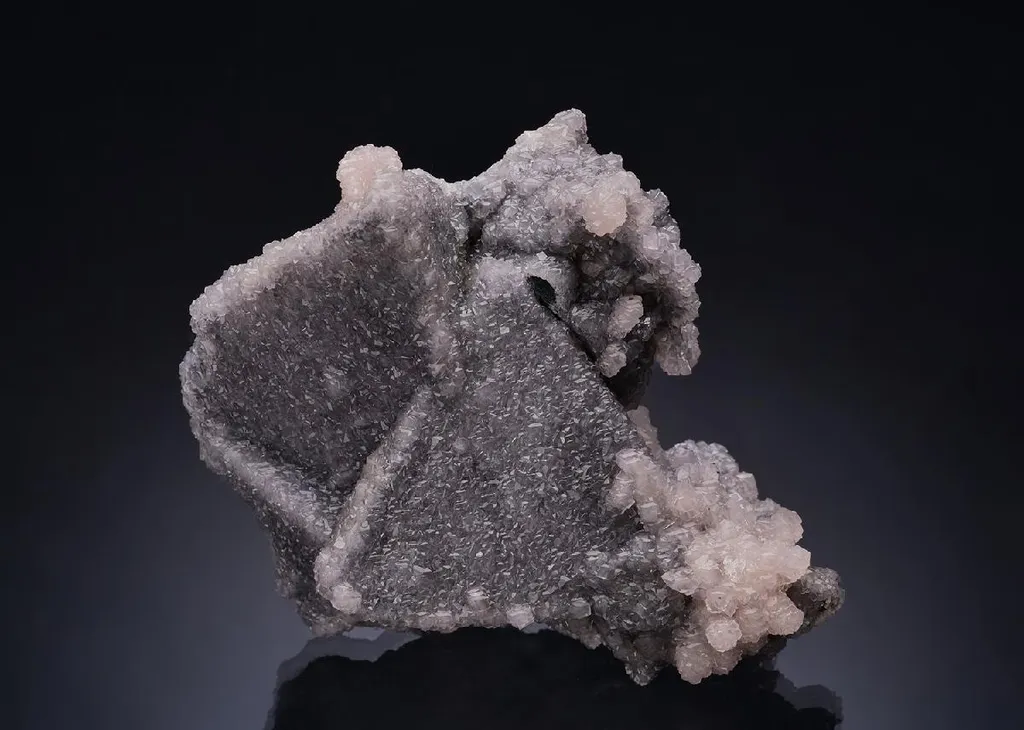 Cobaltoan Smithsonite on Tennantite image