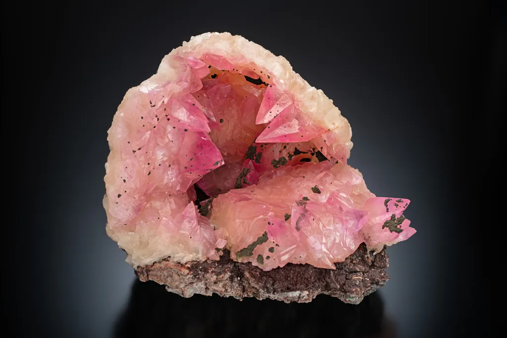 Cobaltocalcite from DR Congo, Lualaba, Mutshatsha, Sicomines copper-cobalt project, Mashamba West Mi image