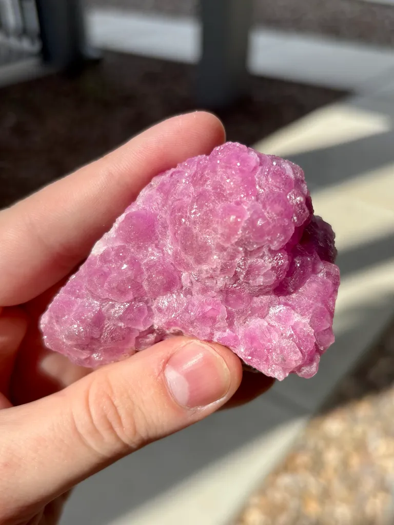 Cobaltocalcite from Morocco, Drâa-Tafilalet Region, Aghbar Mine image